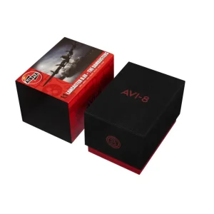 Homme AVI-8 Montre Dambuster Gibson Dual Time AV-4107-04