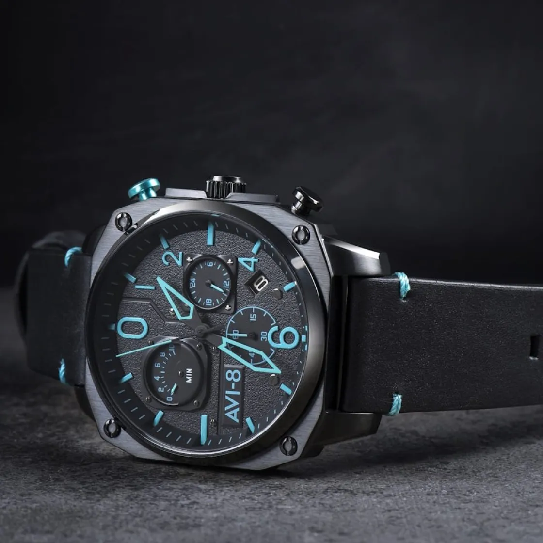 montre_avi_hawker_hunter__11.webp Homme AVI-8 Montre Hawker Hunter AV-4052-05