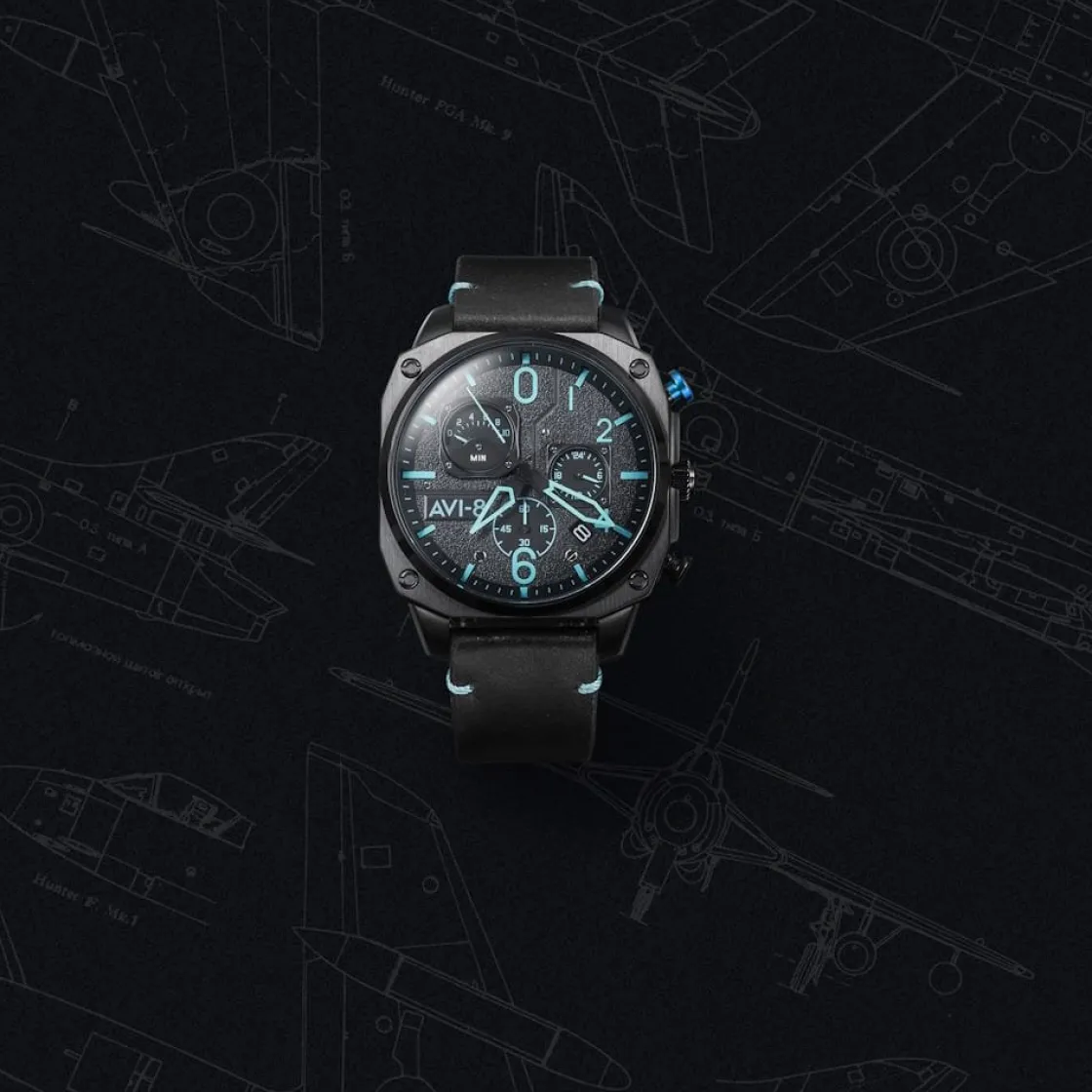 montre_avi_hawker_hunter__13.webp Homme AVI-8 Montre Hawker Hunter AV-4052-05