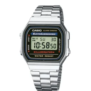 Femme Casio Montre Vintage Iconic A168WA-1YES