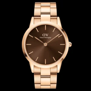 Femme Daniel Wellington Montre Iconic Link Amber DW00100460