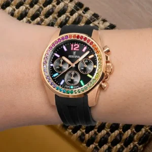 Femme Festina Montre Boyfriend Rainbow F20611/3
