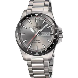 Homme Festina Montre Calendier Titane F20698/1