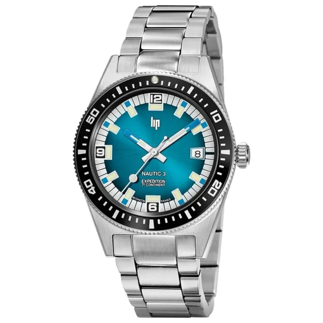 montre_lip_nautic__e_cont_0.webp Homme Lip Montre Nautic 3 7E Continent Edition Limitée 670096