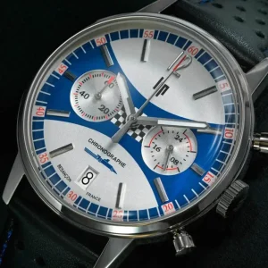 Homme Lip Montre Rallye Chronographe Meca Quartz 670051