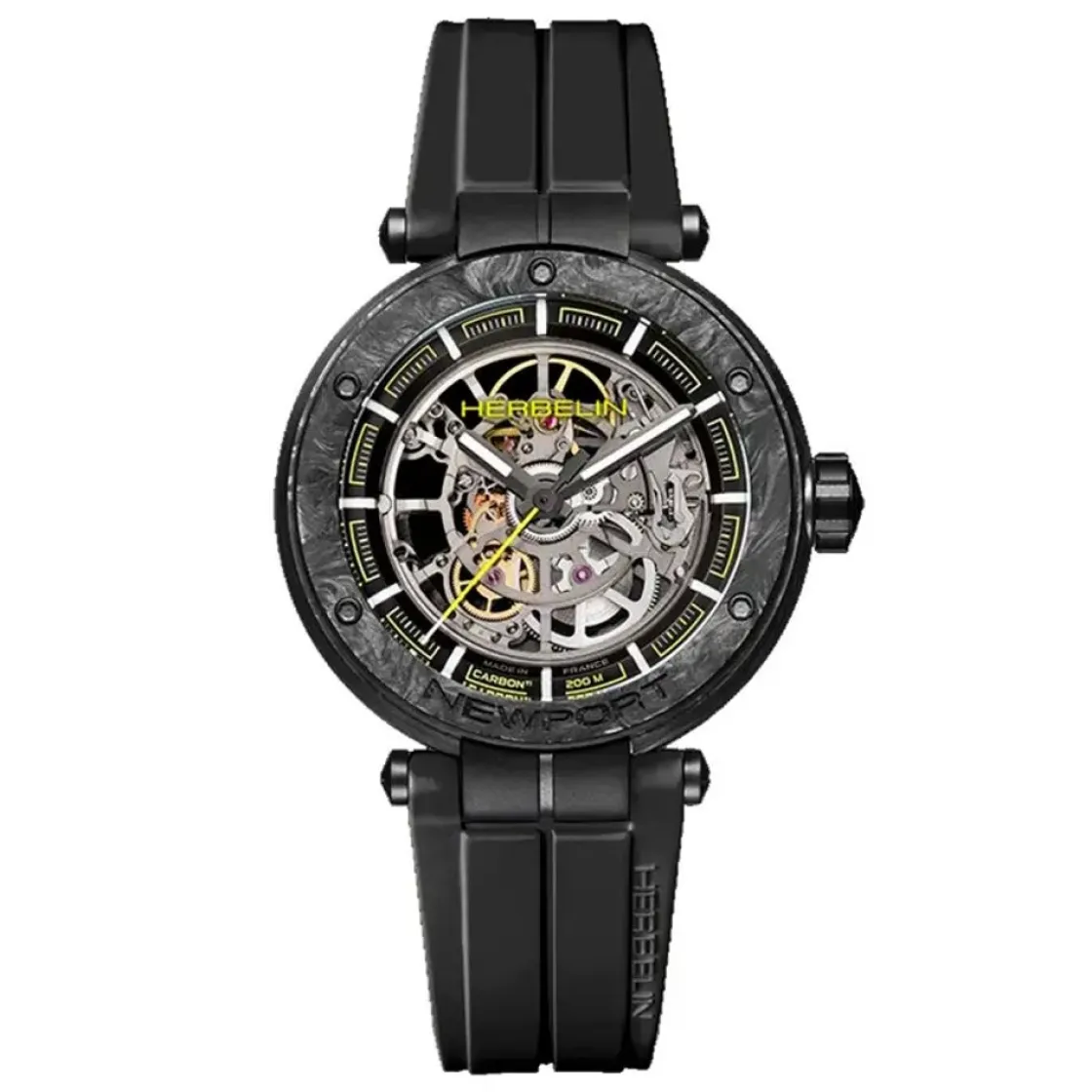 montre_newport_carbon_tit_0.webp Homme Herbelin Montre Newport Carbon Titane Squelette Edition Limitée 1888SQCTN14CA