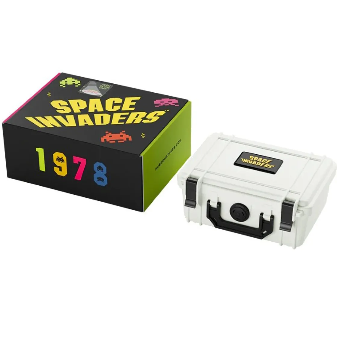 montre_nubeo_space_invade_5-1.webp Homme NUBEO Montre Space Invaders Straggler Blue Edition Limitée Automatique NB-6082-SI-22