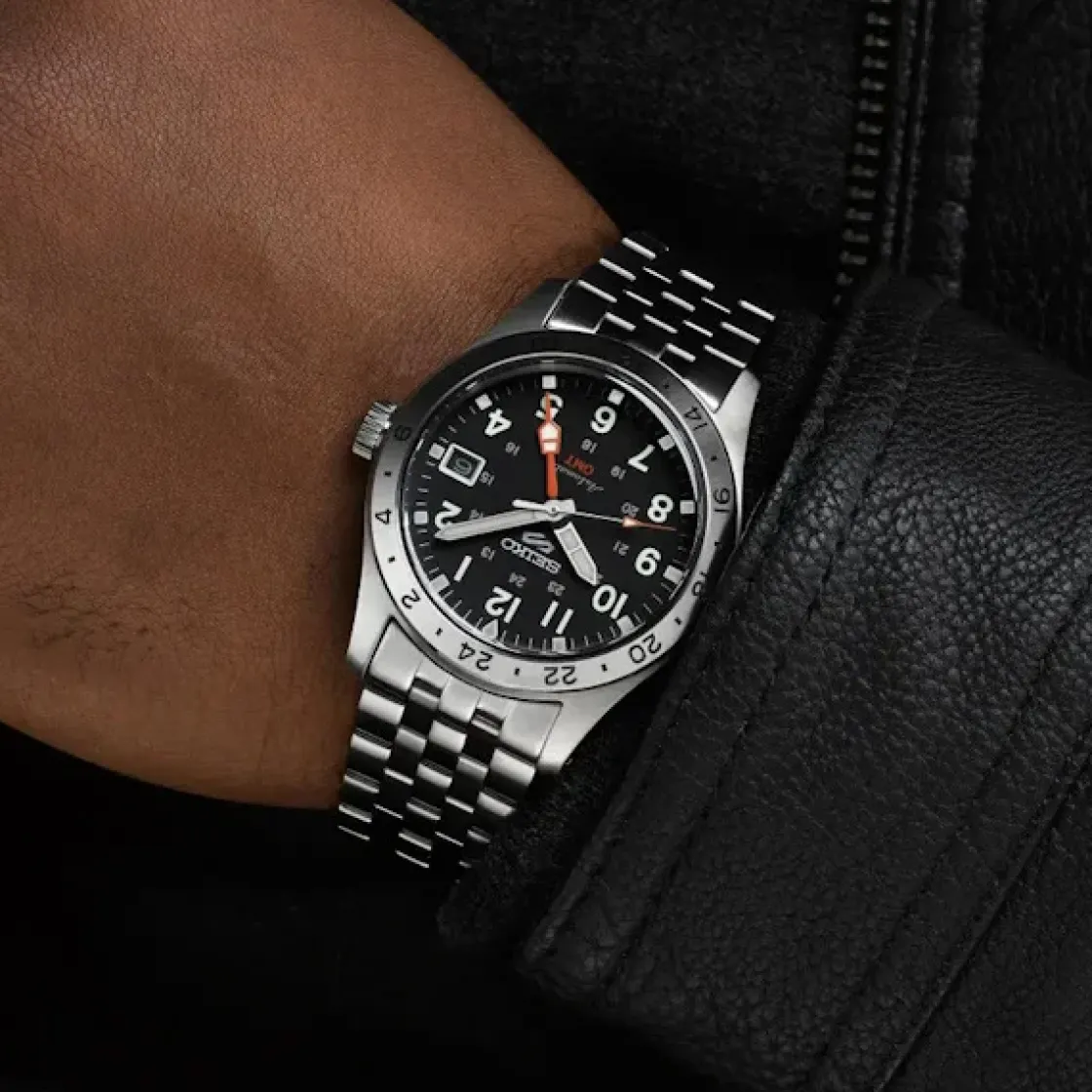 montre_seiko_seiko__gmt_s_1.webp Homme Seiko Montre 5 GMT SSK023K1