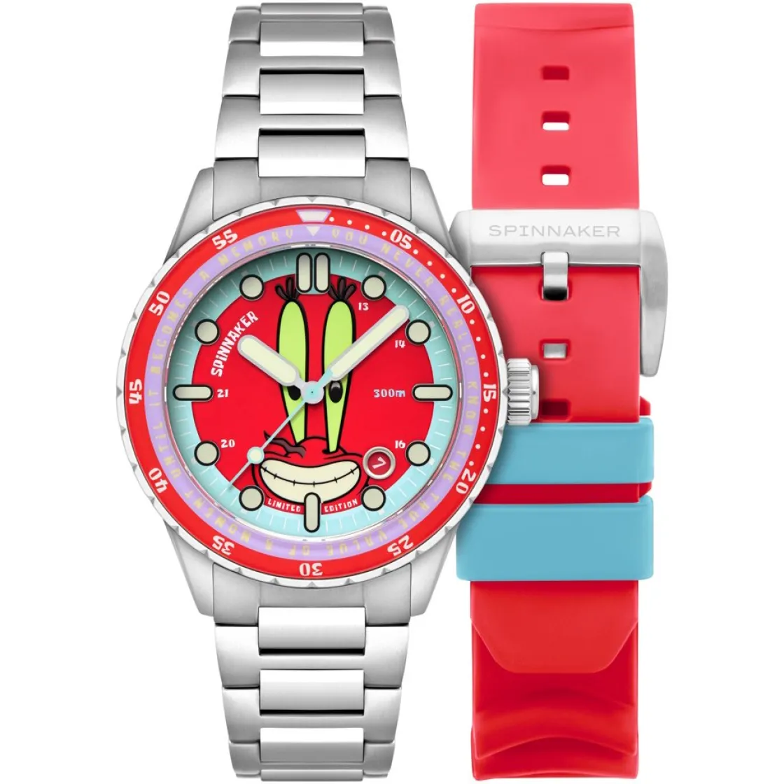 montre_spinnaker_hass_aut_1-3.webp Homme Spinnaker Montre Hass Automatic Spongebob Mr Krabs 25TH Limited Edition SP-5138-44