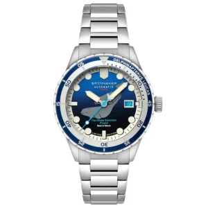 Homme Spinnaker Montre Hass Automatic Whale Sanctuary Project Delphinapterus Leucas Limited Edition SP-5128-33