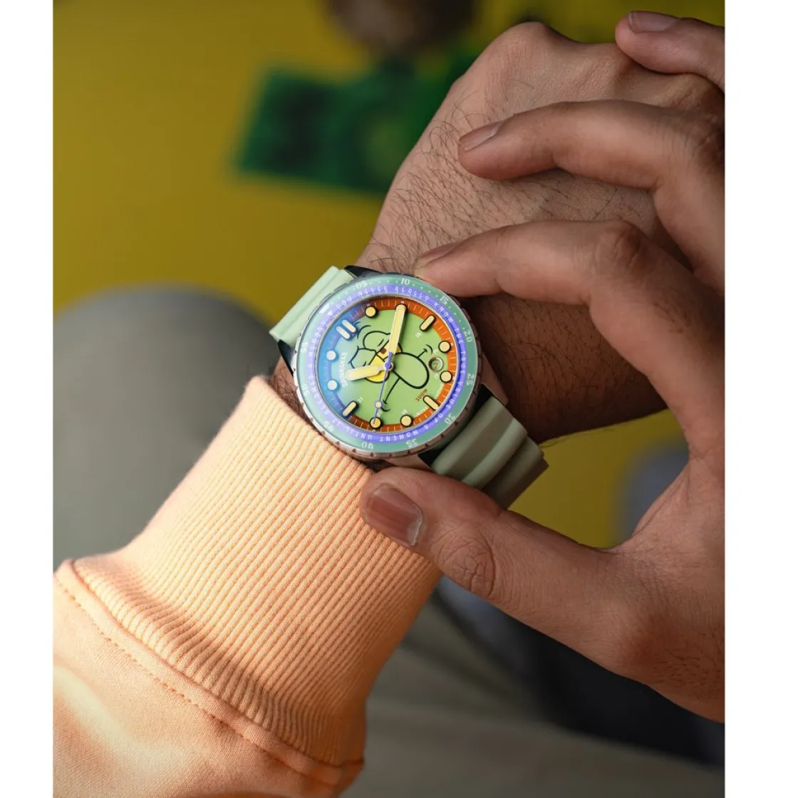 montre_spinnaker_hass_aut_3-4.webp Homme Spinnaker Montre Hass Automatic Spongebob Carlos 25TH Limited Edition SP-5138-33