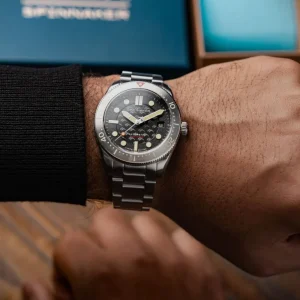 Homme Spinnaker Montre Ocean Black Dolphin Project Edition Limitée SP-5129-22