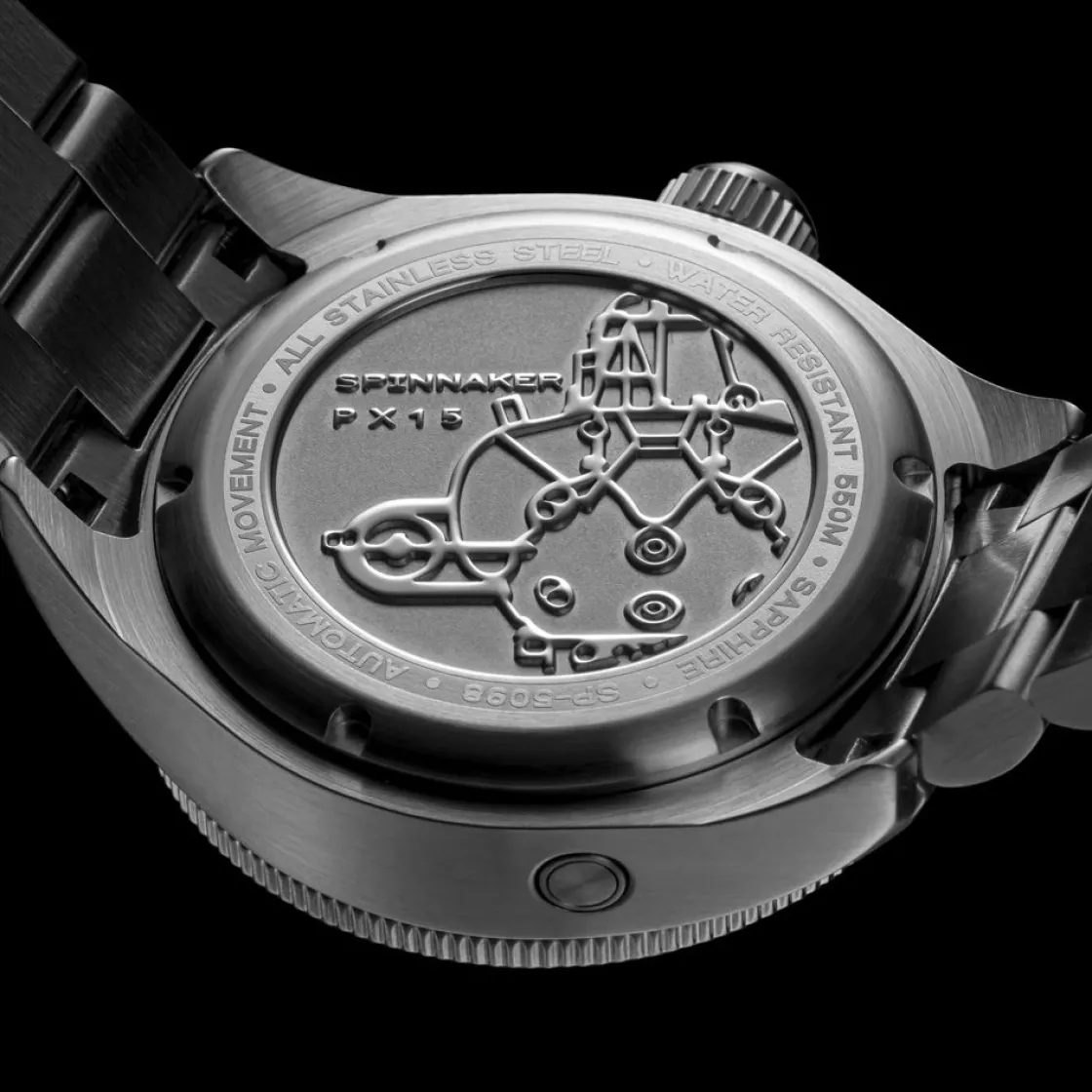 montre_spinnaker_piccard__2-1.webp Homme Spinnaker Montre Piccard Automatique Météorite Edition Limitée SP-5098-88